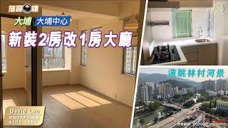 【落區睇樓】大埔中心 全屋翻新1房大廳 林村河景〡二手樓盤