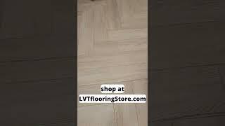 Herringbone Pattern Vinyl Floor - Waterproof SPC Core #herringbone  #herringbonefloor