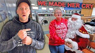 It’s a Christmas Miracle! Santa Hits The Laundromat For A Wild Surprise.