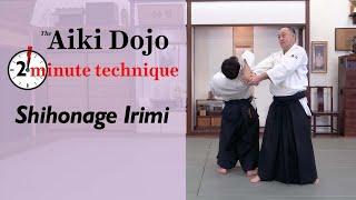 Shihonage Irimi/Omote - The Aiki Dojo 2 Minute Technique #aikido #budo #shihonage