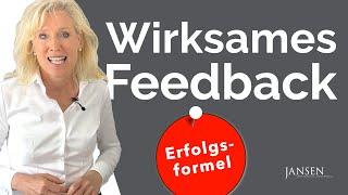 So erreichen Sie mehr mit Ihrem Feedback