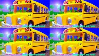 Wheels On The Bus | @jircreation | Nursery Rhymes & Kids Songs