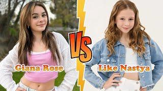 Giana Rose VS Like Nastya Transformation  New Stars From Baby To 2024