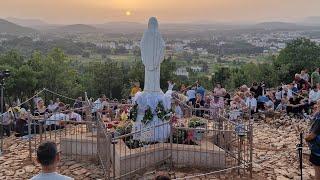 Medjugorje - live Rosary for World Peace and extraordinary apparition