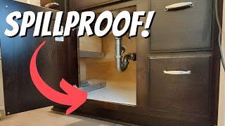 How to EASILY Waterproof Your Sink Cabinet