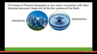 Nature & Scope of Physical Geography