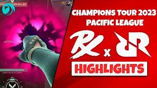 RRQ OUT!! Paper Rex vs Rex Regum Qeon - HIGHLIGHTS | VALORANT Champions 2023 : Pacific League