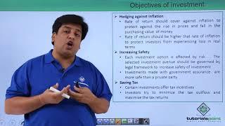 Analysis of Investment - Objectives of Investment