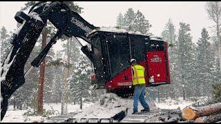 Komatsu Forestry - Customer review of TimberPro 755D feller-buncher