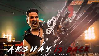 AKSHAY IS BACK || selfie official trailer status edit || akshay kumar status edit #akshayisback