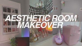 AESTHETIC ROOM MAKEOVER! | Danish Pastel + Pinterest Inspired!