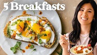 5 Easy BREAKFAST IDEAS To Keep on Repeat!