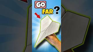 How to Make a Paper Airplane That Goes Far | Paper Plane #shorts