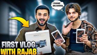 My first vlog with Rajab  Finally Iphones delivered 