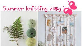 Knitting Vlog 114 / Вязание на даче / Пряжа в Эстонии