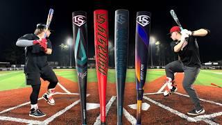 LOUISVILLE SLUGGER SHOWDOWN | Atlas vs Omaha vs Dynasty vs Select Pwr | BBCOR Baseball Bat Review