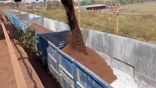 High grade iron ore fines loading in RAKE 