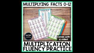 Multiplication Facts Practice for Elementary - Multiplication Fact Fluency