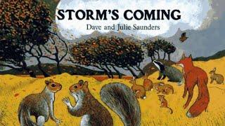 STORM’S COMING | AUTUMN READ ALOUD | ANIMAL VOCABULARY | #childrensbooks #autumn  #esl