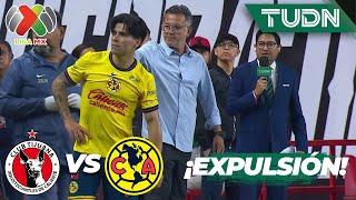 ¡VE LA ROJA! Osorio es expulsado | Tijuana 0-1 América | Liga Mx -AP2024 - J13 | TUDN