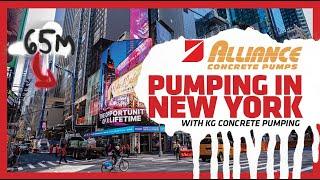 Pumping in New York with KG Concrete Pumping | Why Alliance?