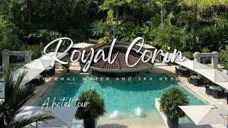 Must Visit Costa Rican Hotel w/ Hot Springs | Tour of The Royal Corin in La Fortuna 