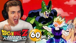 GOHAN ROLLS PERFECT CELL | DBZ:A REACTION Episode 60 Part 2