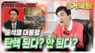 윤석열 대통령 탄핵 된다? 안된다? 누구도 악어는 못이겨