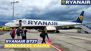 TRIP REPORT / escaping the thunderstorm! /Nuremberg to Palma / Ryanair Boeing 737-800