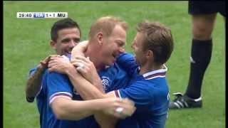 Jorg Albertz Goal - Rangers Legends Vs Man Utd Legends - 6th May 2013