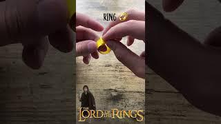 EASY PAPER RING ORIGAMI TUTORIAL | DIY LORD OF THE RINGS ORIGAMI CRAFT HOBBIT COSPLAY FOLDING ART