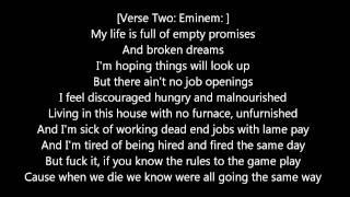 Eminem - Rock Bottom (with lyrics)