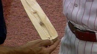 Sabo breaks bat, ejected for corked lumber