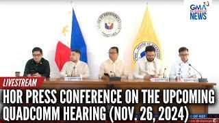 LIVE: HOR Press Conference on the Upcoming QuadComm Hearing (Nov. 26, 2024) - Replay