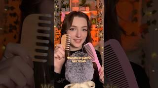 Hair brush #asmr #asmrsounds #asmrrelax #asmrtingles #asmrwhispers #asmrsleep #relax #tingles