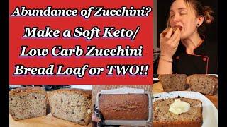 Keto/Low Carb Zucchini Bread Recipe