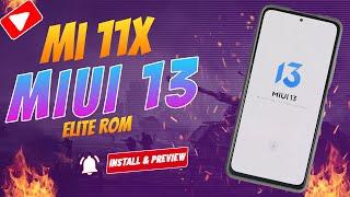 Complete MIUI 13 Experience | Mi11x/Redmi K40/Poco F3 | Elite Rom 22.1.19 Install Guide & First Look