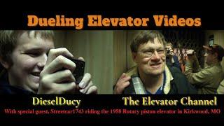 DieselDucy, The Elevator Channel and Streetcar1743 Riding The Vintage 1958 Rotary Elevator