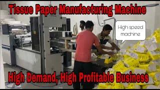 Double decker paper napkin machine   | Paper Napkin Machine manufacturer | Tissue paper Machine 