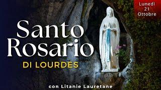 Il Santo Rosario di Lourdes di oggi Lunedì 21 Ottobre 2024, Misteri Gaudiosi