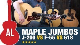 Gibson J-200 vs Guild F-55 vs Taylor 618 - What's the Best Jumbo Guitar?