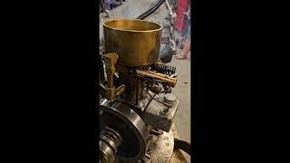 Vertical Scale Model Gas Engine: First Run