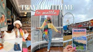 TRAVEL WITH ME TO SEATTLE || 4 day itinerary: pier market, needle, restaurant rec, Bainbridge Island