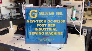 Product Showcase - New-Tech GC-9920D Post Bed Sewing Machine - Goldstartool.com - 800-868-4419