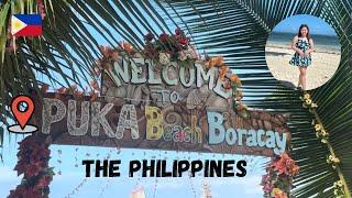 Travel With Me To: Puka Beach, Boracay Island, The Philippines | White Shell Beach | Land Tour