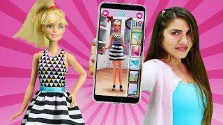 Barbie giyim oyunu. Ümit Barbie'ye iş görüşmesi için uygulamadan stil arıyor