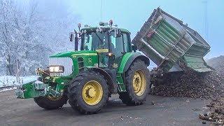 Sugar Beet Transport 2018 | JCB + John Deere 8370R + 8260R + 8420 + 6930P + 7730