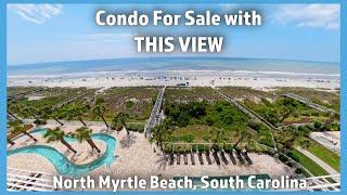 Inside a North Myrtle Beach Condo! What a View! Crescent Keyes High Rise! For Sale!