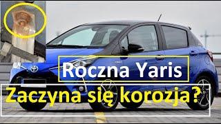 Toyota Yaris - Roczna vs. 9 letnia  - Jak postępuje korozja podwozia.