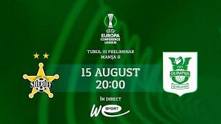 SHERIFF - OLIMPIJA | 15 august 20:00 | WE SPORT TV